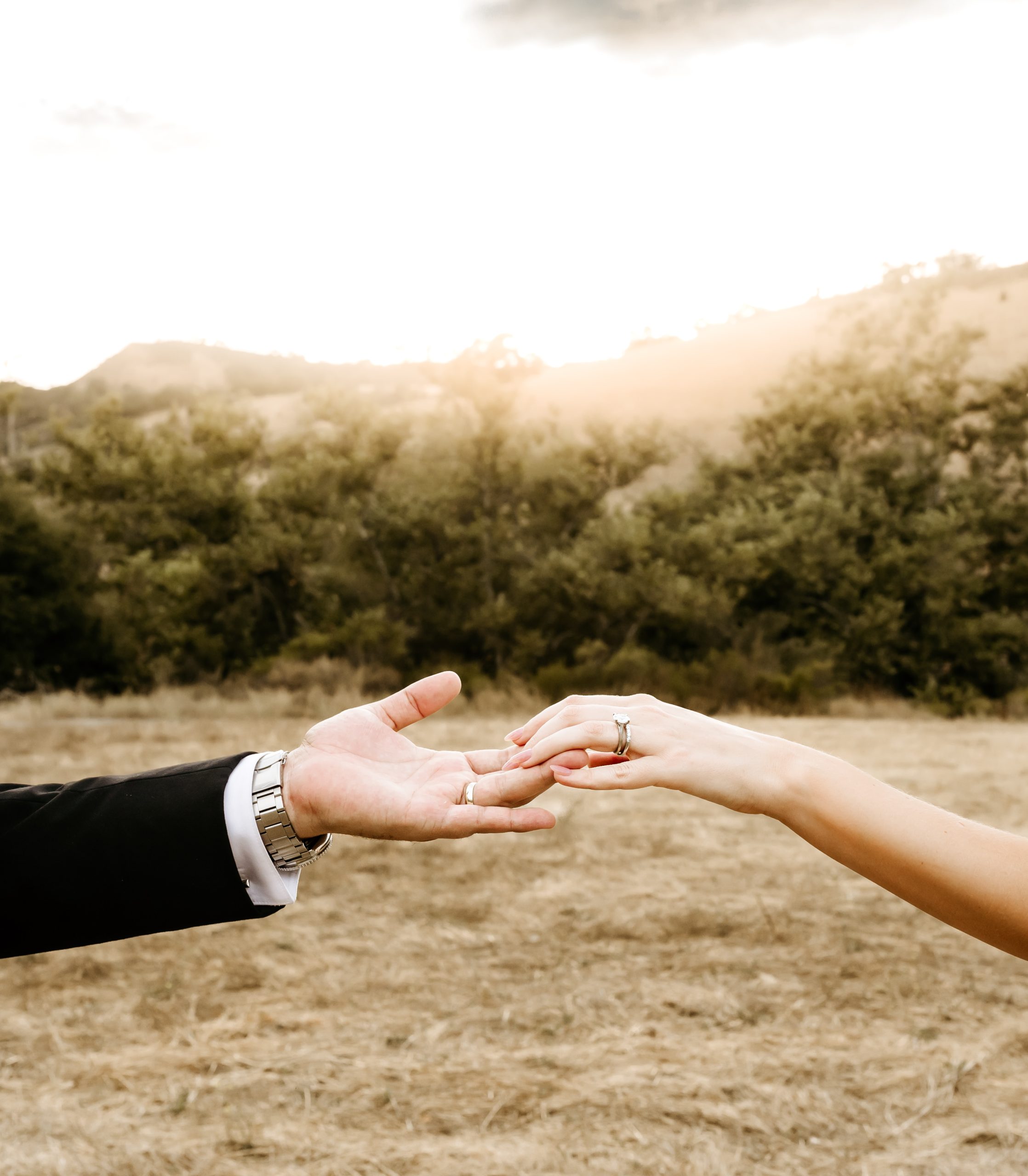 Wedding rings of Cecelia Catena and Alex Ramirez Wedding San Luis Obispo California, Higuera Ranch