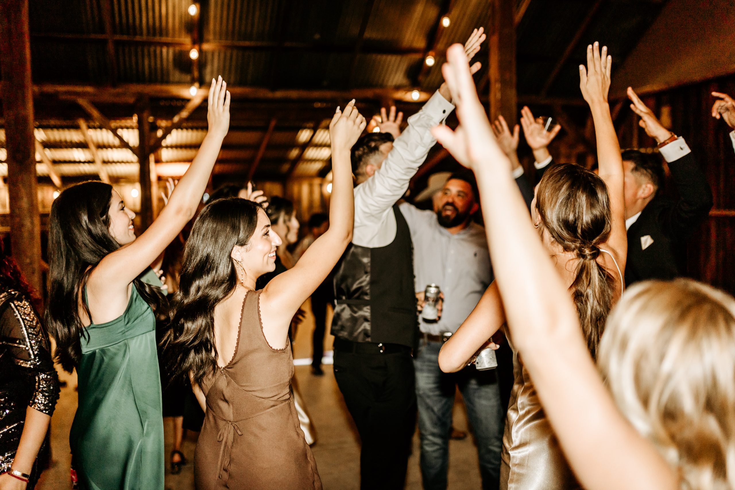 Dancing for wedding of Cecelia Catena and Alex Ramirez Wedding San Luis Obispo California, Higuera Ranch
